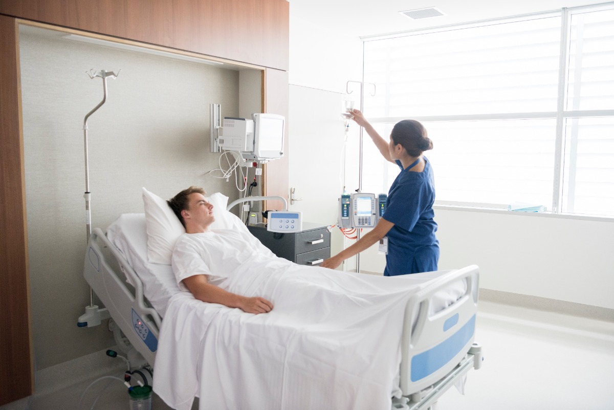 Interaction between nurse and patient