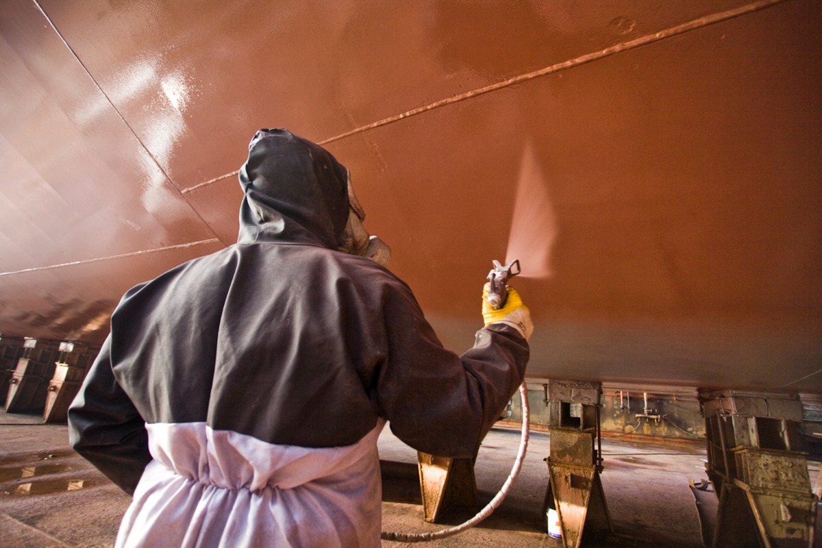 ship paint toxicity marine life